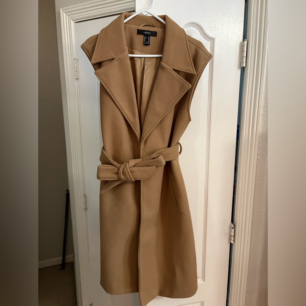 Forever 21 belted vest Worn